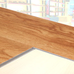 接着剤不要!ワンタッチで連結できる塩ビウッドタイル「デコリカクリック」